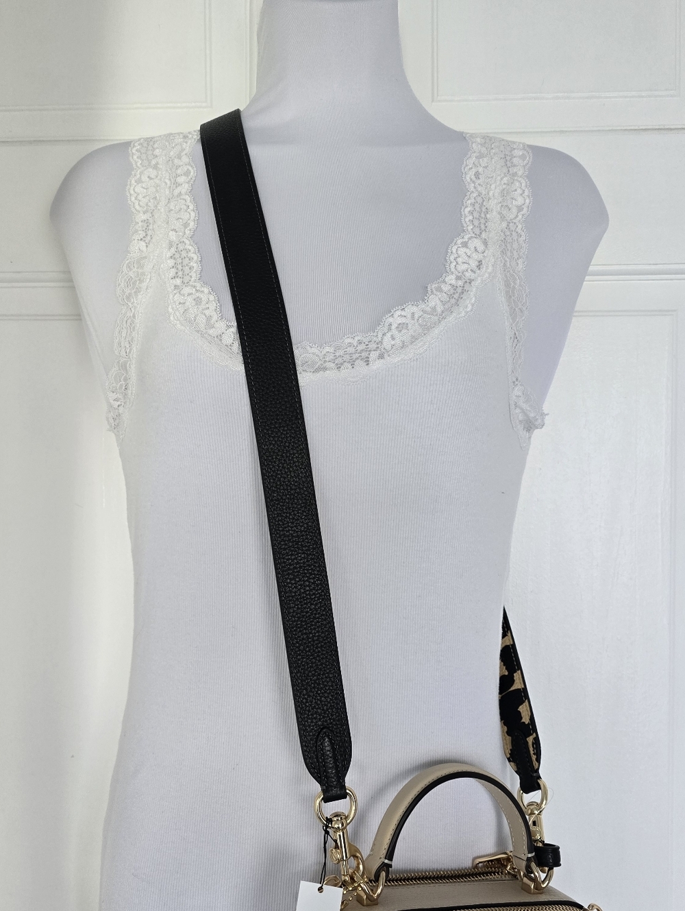 Coach Leather Leopard Print Replacement Reversible Adjustable Bag Strap - Picture 15 of 16